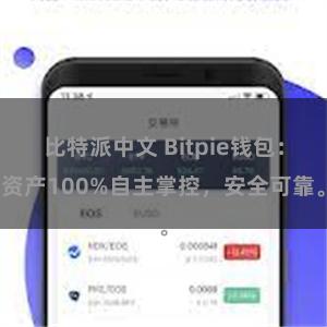 比特派中文 Bitpie钱包：资产100%自主掌控，安全可靠。