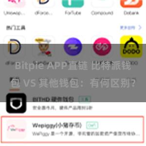 Bitpie APP直链 比特派钱包 VS 其他钱包：有何区别？